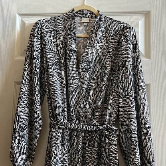 A New Day Women's Maxi Dress - Black/Cream Size XXL - Picture 6 of 11